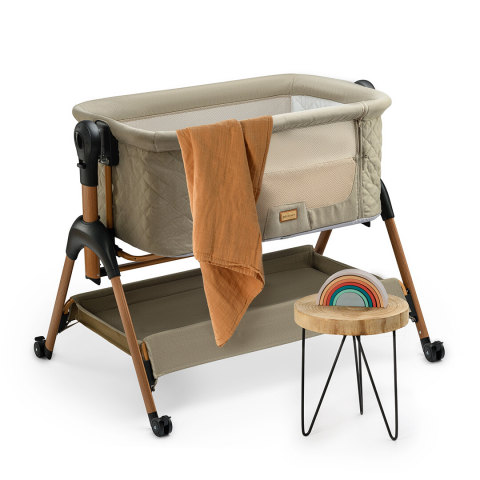 ONINO - Patut co-sleeper NEST.me, Misty Taupe [9]