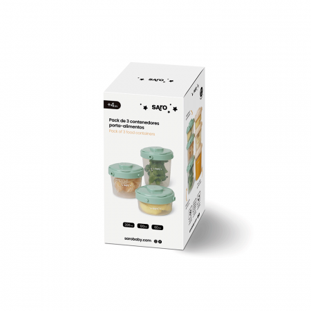 Pachet 3 caserole cu capac pentru păstrarea alimentelor, crem [8]