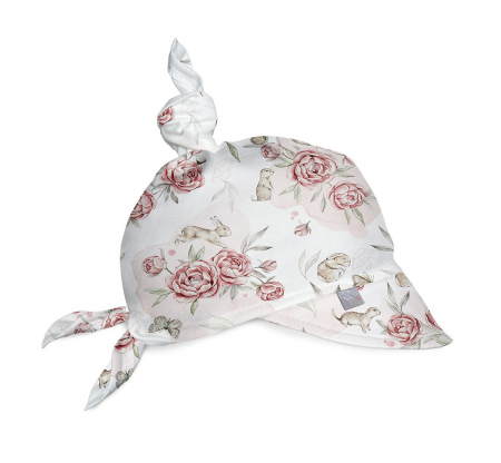 Articole de plaja, piscina - Sepcuta de soare 6 luni - 6 ani reglabila din bambus cu cozoroc pentru protectie, Peony Dreamland