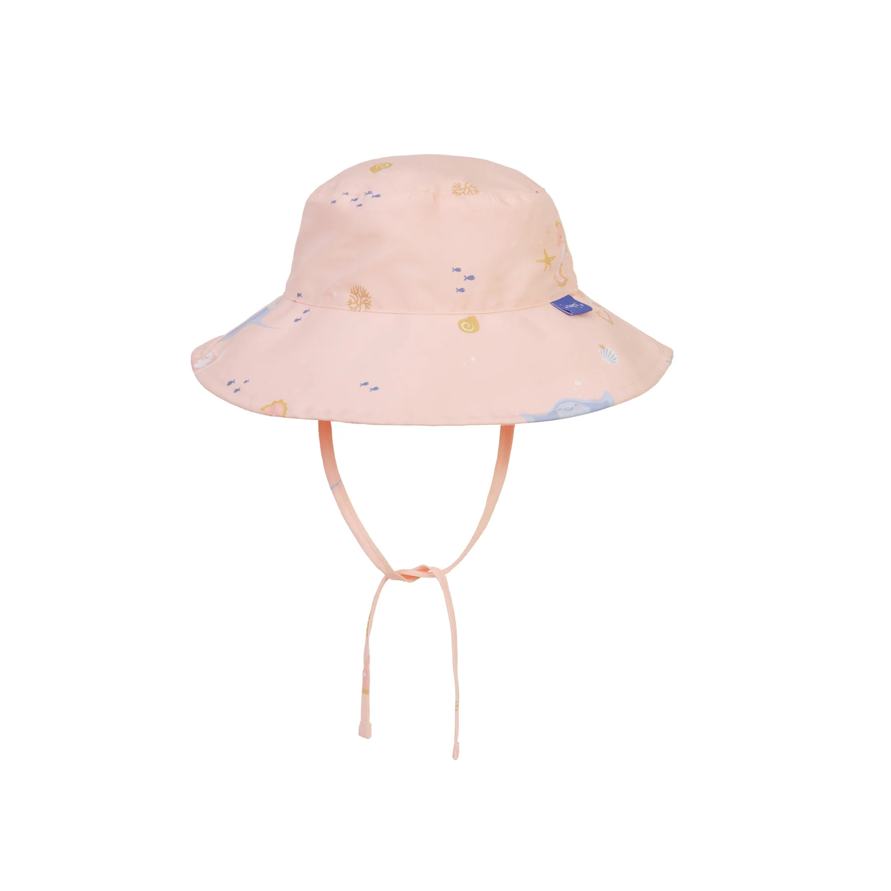 Costum de baie - Pălărie de soare reversibilă, protecție UV UPF 50+, 6-18 luni, Seahorse