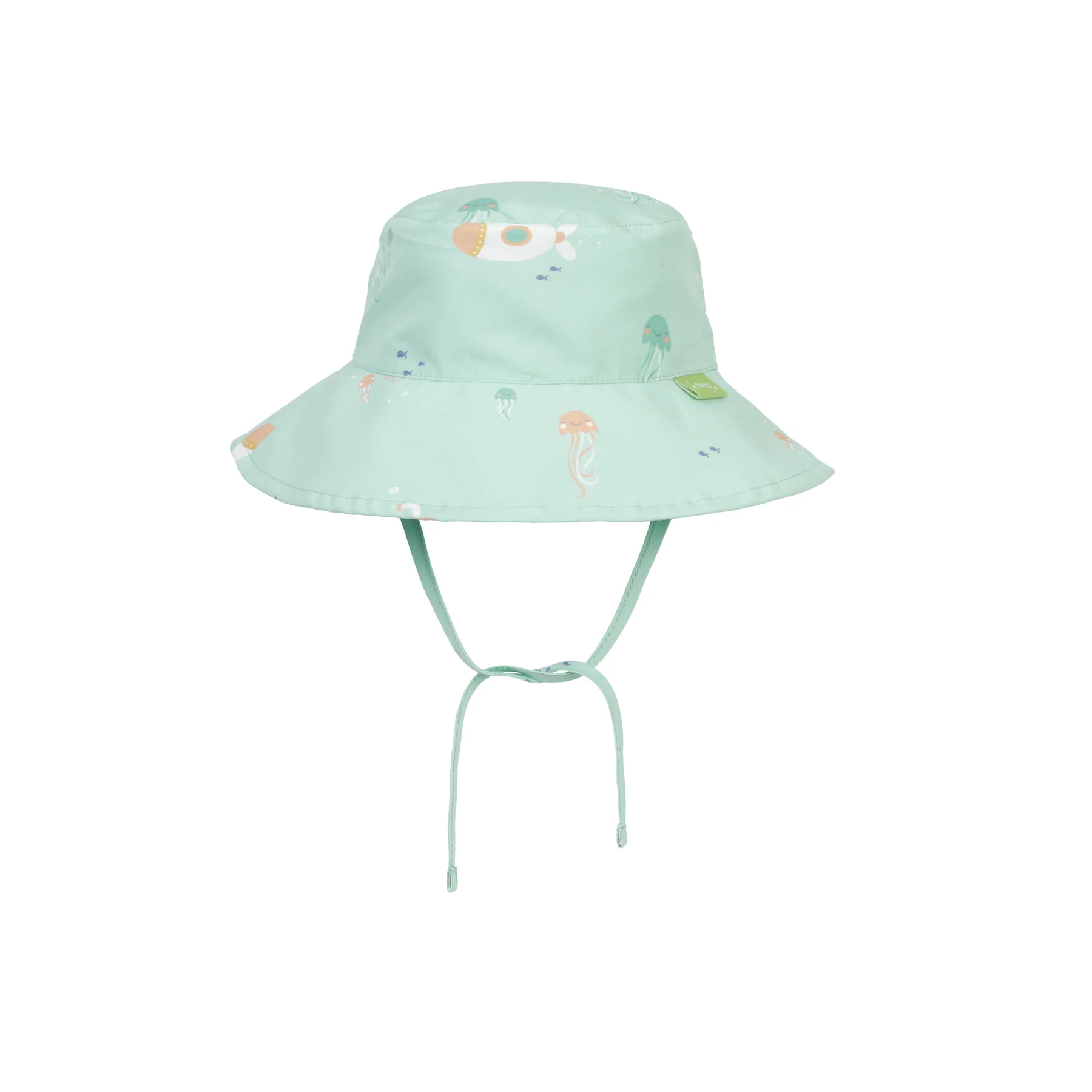 Costum de baie - Pălărie de soare reversibilă, protecție UV UPF 50+, 6-18 luni, Jeallyfish