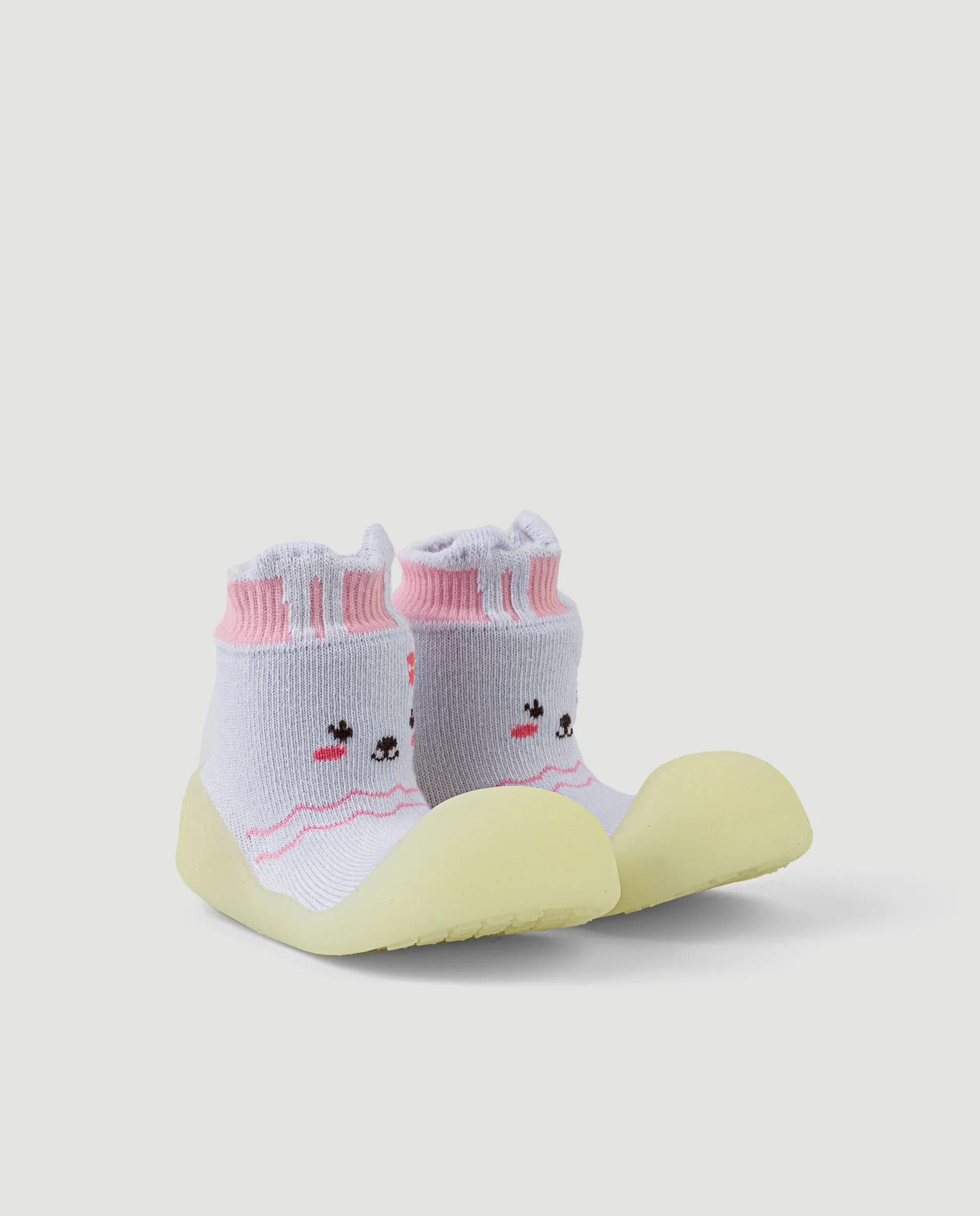 Chameleon by BigToes - Pantofi Barefoot Primii Pași Chameleon Iepuras – Își Schimbă Culoarea în Soare | BigToes, 21.5 EU, 12 - 18 luni