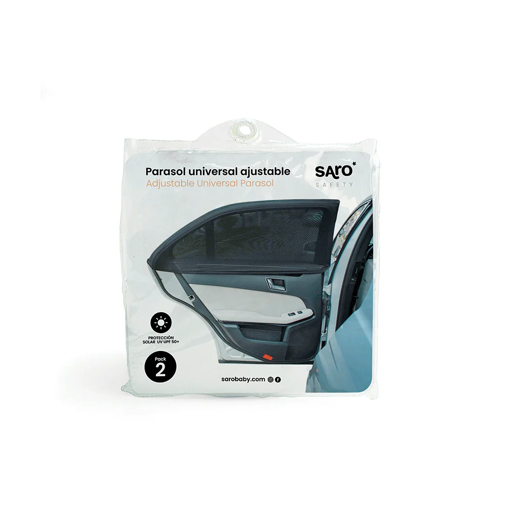 Parasolar Universal Auto pentru Copii – Protecție UV UPF 50+, Ajustabil, Set 2 Bucăți, Saro [1]