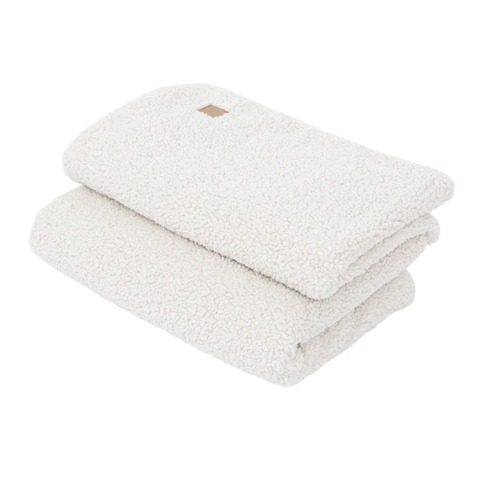 Păturică pentru bebeluși cu umplutura MeowBaby® Bearly Cream – moale, elegantă și călduroasă [2]