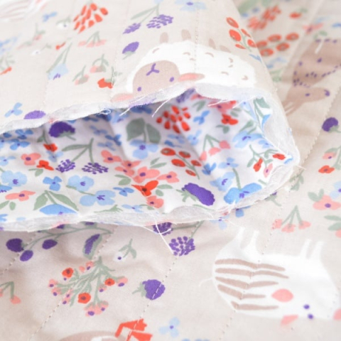 Păturică Premium pentru Bebeluși, Matlasată din Bumbac – Cute Farm, Față Dublă, 75×100 cm [2]