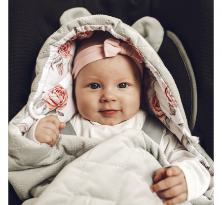 Paturica universala pentru scoica auto Bumbac / Catifea – Baloane - Căldură, Confort și Siguranță în Fiecare Călătorie [7]