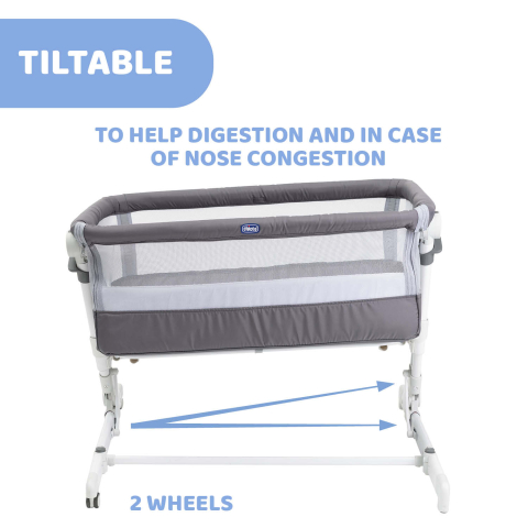 Patut atasabil Chicco Next2Me PopUp, Atmoshpere(Gri), 0luni+ [3]