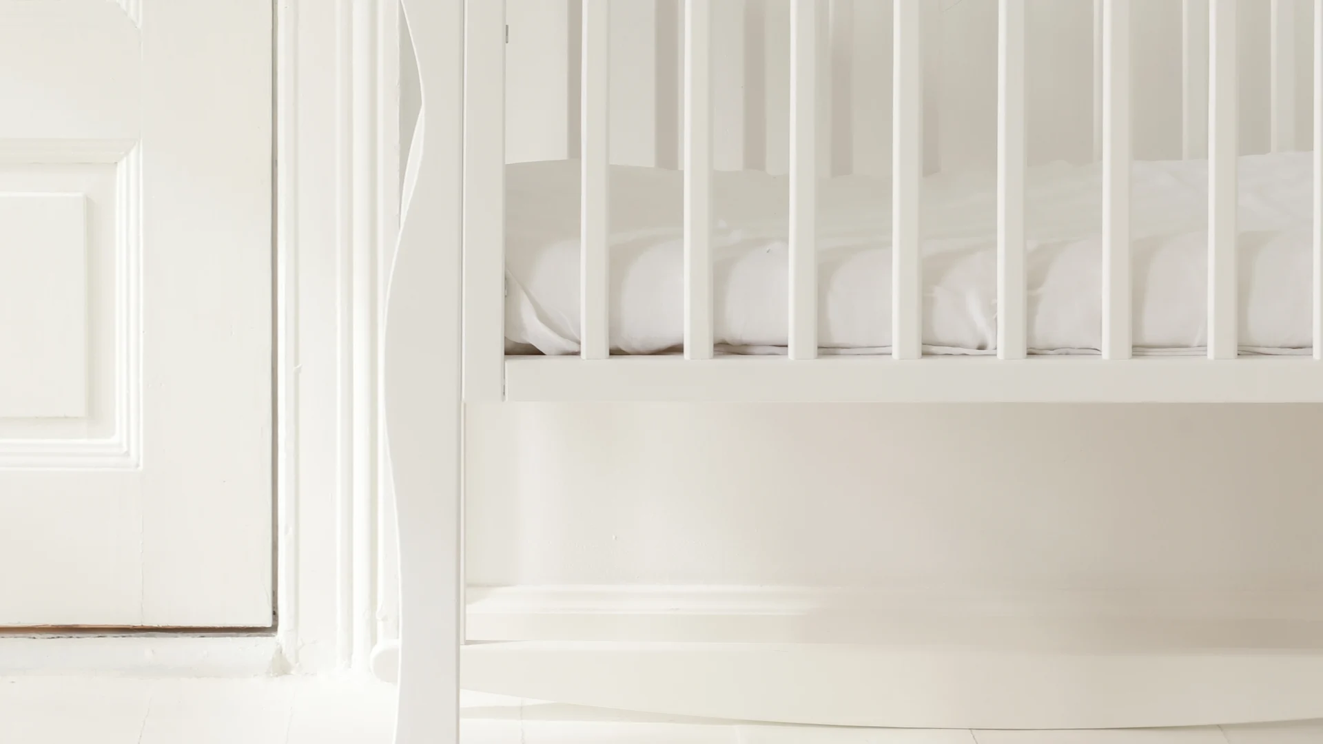 Leagăn Woodies Noble Crib 2în1, 90x40 cm, Alb, 0-7 luni [4]