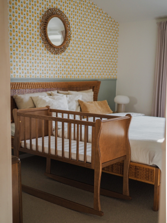 Patut balansoar, co-sleeping din lemn, Noble Vintage 90 x 40 cm [6]