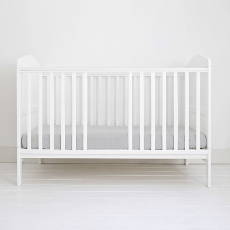Patut din lemn masiv, transformabil pentru bebe si junior, Hampton + Saltea Cocos 140 x 70 cm [13]
