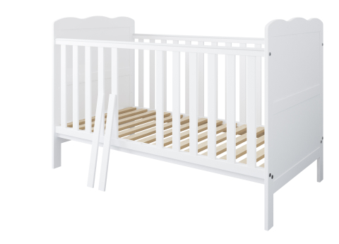 Pătuț evolutiv 140x70 cm Isabel 3in1 – pat bebe + junior + pat preșcolar, somieră reglabilă + Trepte detașabile [8]