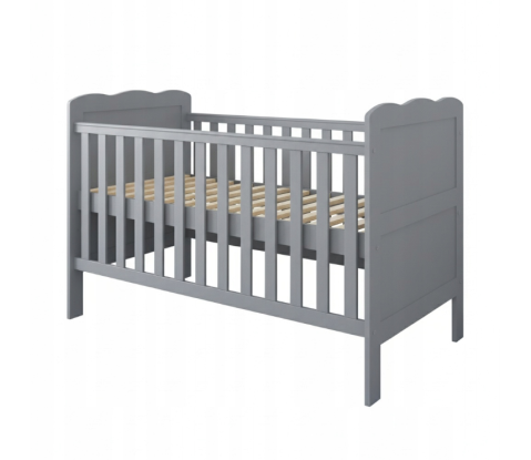 Pătuț Evolutiv 140x70cm Isabel 3în1 Gri – Pat Bebe + Junior + Pat Preșcolar, Somieră Reglabilă 3 Poziții + Trepte Detașabile | EN 716 - Copie [3]