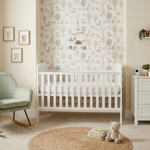 Pătuț Evolutiv 140x70cm Philip 3în1 Alb – Pat Bebe + Junior + Pat Preșcolar, Somieră Reglabilă 3 Poziții + Trepte Detașabile | EN 716 [3]