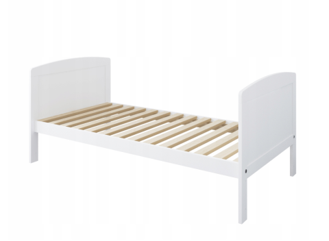 Pătuț Evolutiv 140x70cm Philip 3în1 Alb – Pat Bebe + Junior + Pat Preșcolar, Somieră Reglabilă 3 Poziții + Trepte Detașabile | EN 716 [9]