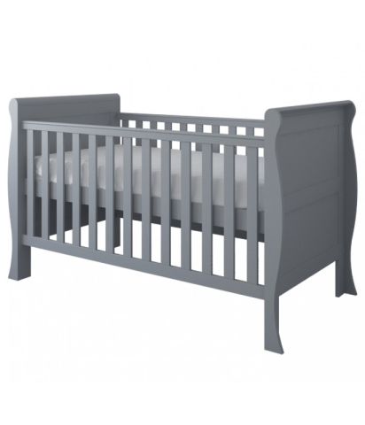 Pătuț Evolutiv 140x70cm Scarlet 3în1 Gri – Pat Bebe + Junior + Pat Preșcolar, Somieră Reglabilă 3 Poziții + Șipci Detașabile | EN 716-1, Max 40kg [8]