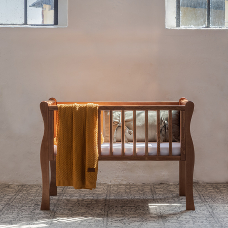 Patut mic, co-sleeping din lemn, Noble Vintage 90 x 40 cm, 0-7 luni [5]