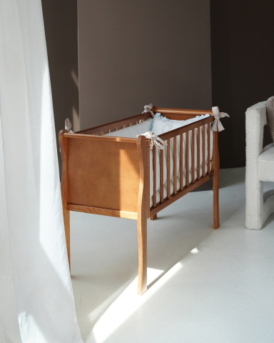 Patut mic Co-sleeping - Patut mic, co-sleeping din lemn, Noble Vintage 90 x 40 cm, 0-7 luni