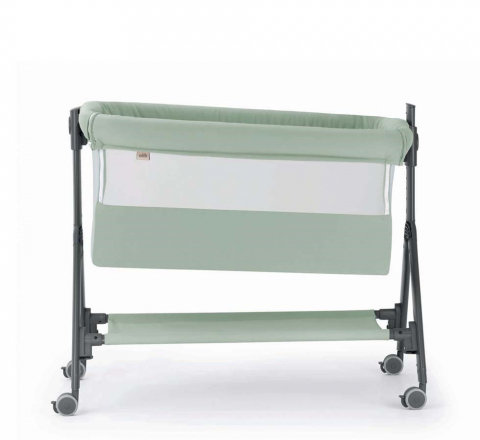 Patut, Sempreconte Air, co-sleeper 2 in 1, Cu laterala culisanta, Cu setare unghiulara, Cu roti, Geanta voiaj, Reglabil in 8 pozitii pe inaltime, Mint [2]