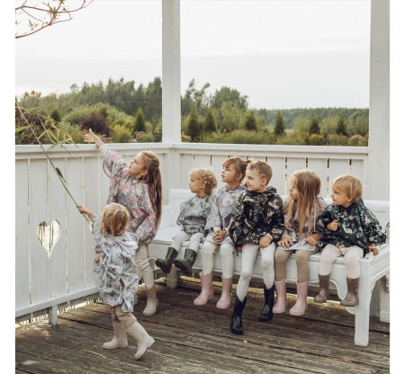 Pelerina de Ploaie pentru Copii, Poncho pentru ploaie 1,5-8 ani – Happy Bear dark [15]