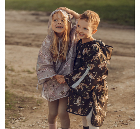 Pelerina de Ploaie pentru Copii, Poncho pentru ploaie 1,5-8 ani – Happy Bear dark [6]
