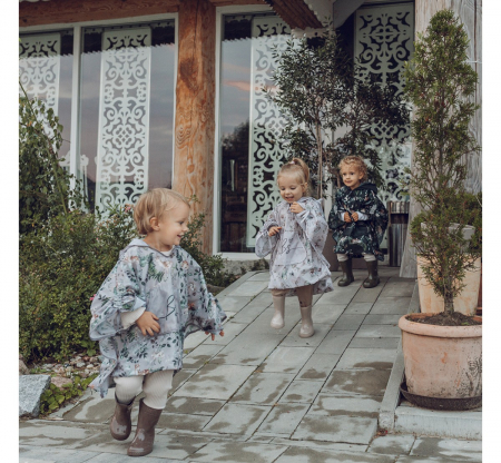 Pelerina de Ploaie pentru Copii, Poncho pentru ploaie 1,5-8 ani – Happy Bear dark [13]