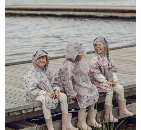 Pelerina de Ploaie pentru Copii, Poncho pentru ploaie 1,5-8 ani – Peony Dreamland [6]