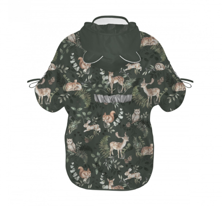 Pelerina de Ploaie pentru Copii, Poncho pentru ploaie 1,5-8 ani – Animals Garden Dark [2]