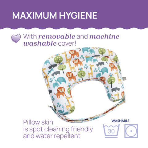 Perna alaptare Chicco Boppy Deluxe, Wild Flowers, 0luni+ [1]