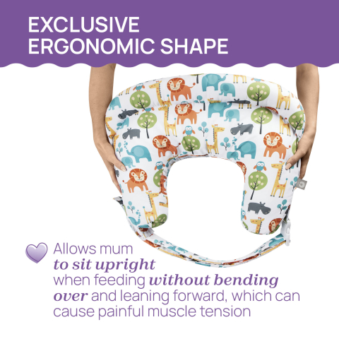 Perna alaptare Chicco Boppy Deluxe, Wild Flowers, 0luni+ [6]