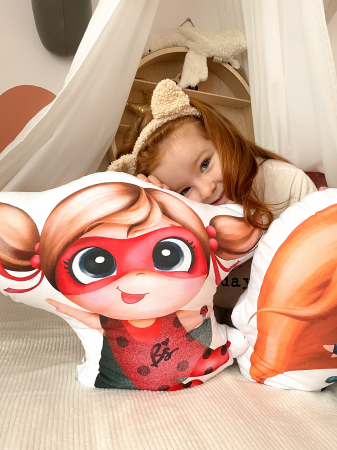 Perna bebe Superhero Ladybug girl [1]