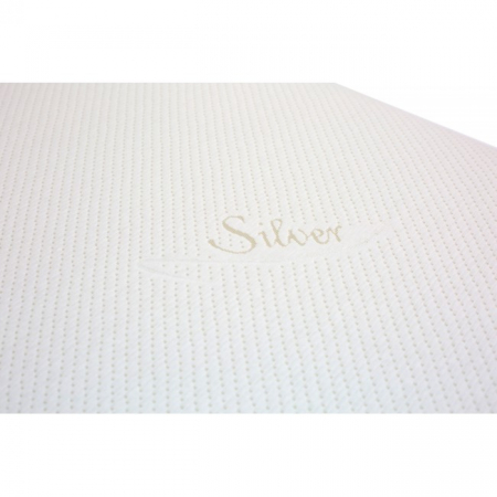 Perna din spuma T18, antiregurgitare pentru bebelusi, plan inclinat, husa detasabila Silver, efect antimicrobian superior, 60X38 cm [2]