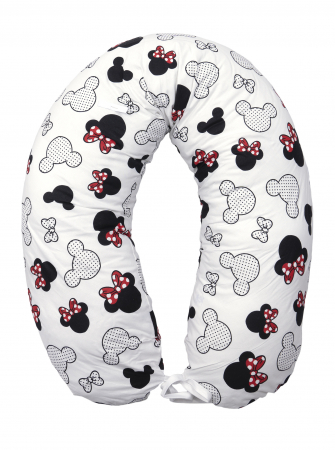 Oktató játékok - Perna pentru gravide si alaptare, husa detasabila din bumbac 100% si umplutura antialergica BabySoft  , Miki, Amy