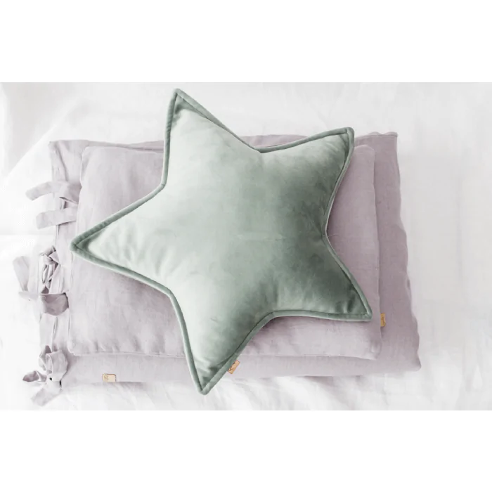 Perna stea Velvet- culoare menta, catifea, marimea S, 39 cm [1]