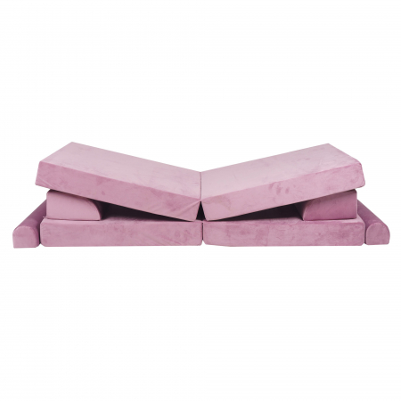 Playset Modular Canapea Premium Velvet spuma – Roz [4]