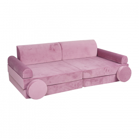 Fotolii - Playset Modular Canapea Premium Velvet spuma – Roz