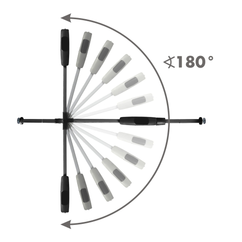 Poartă de siguranță Kidwell Guarda 75–104 cm – protecție sigură pentru copii, fără găurire [5]