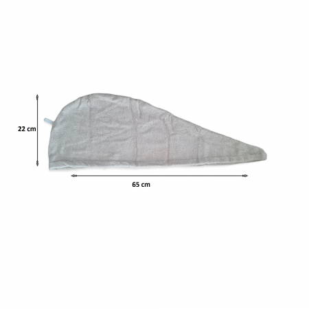 Prosop Turban din bambus pentru mamici si copii – Alb [8]