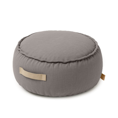 Puf Rotund Premium Copii MeowBaby® Outzy Drift Dlay Taupe – Bean Bag Indoor & Outdoor pentru Relaxare și Joacă [1]