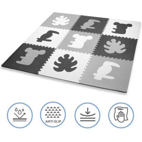 Puzzle senzorial Kidwell SENSO Tropical | Covoraș moale din spumă EVA pentru dezvoltarea copilului [2]