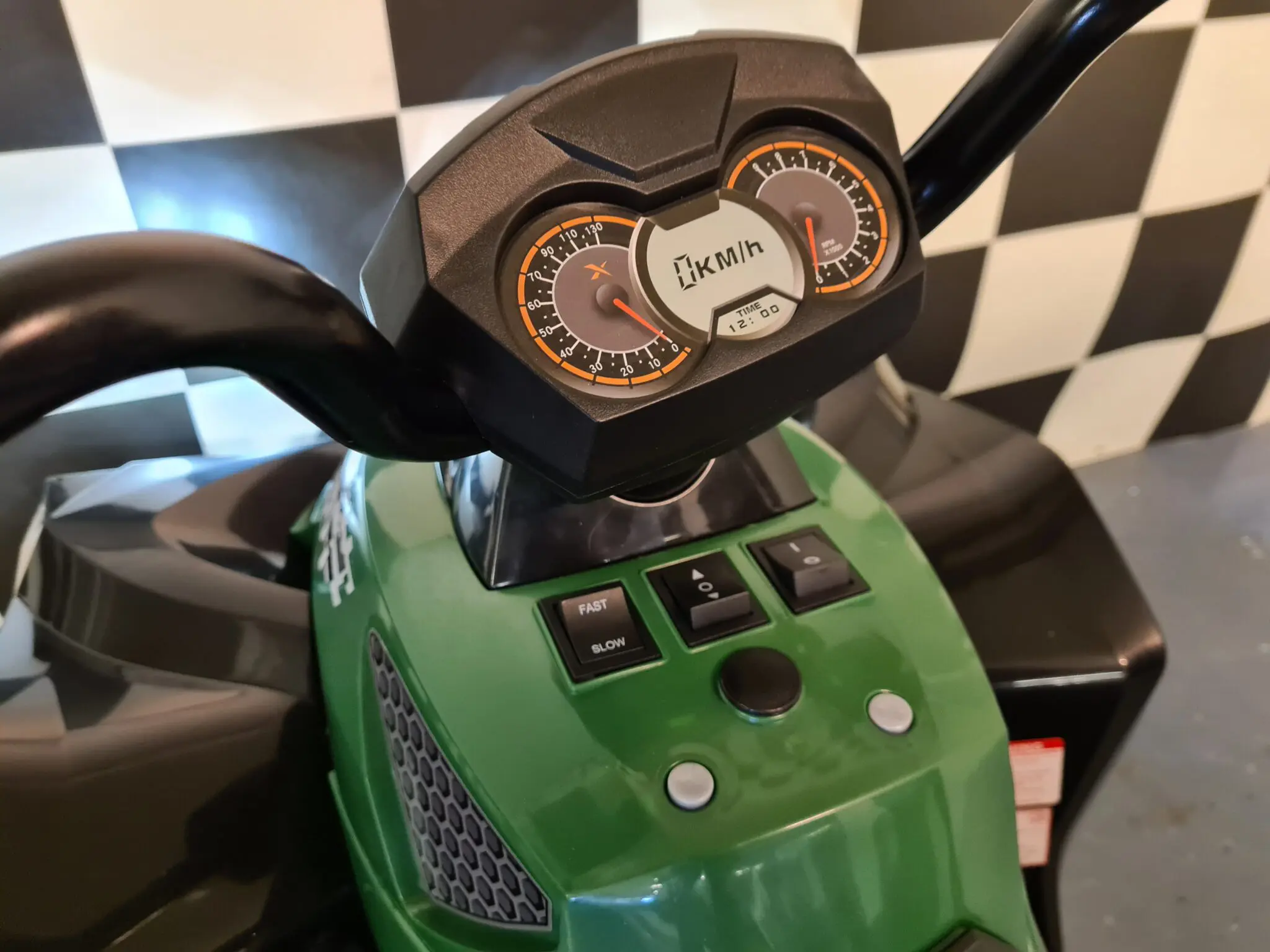Quad Electric Copii Phyton 12V, Camuflaj, 2 Motoare 35W, 2 Viteze 3-6km/h, Lumini Față, 3-5 ani [11]