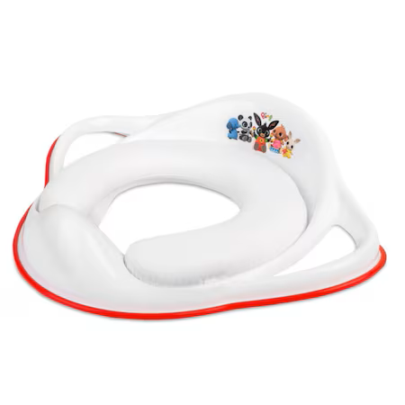 Reductoare WC - Reductor toaleta copii, antiderapant, colac integrat moale si manere, Bing, Maltex Baby