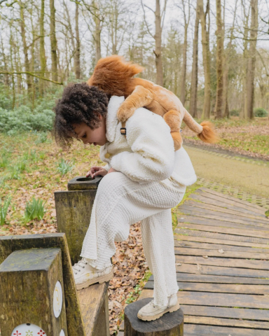 Rucsac copii Wild & Soft Leu – rucsac pluș premium cu bretele reglabile [4]