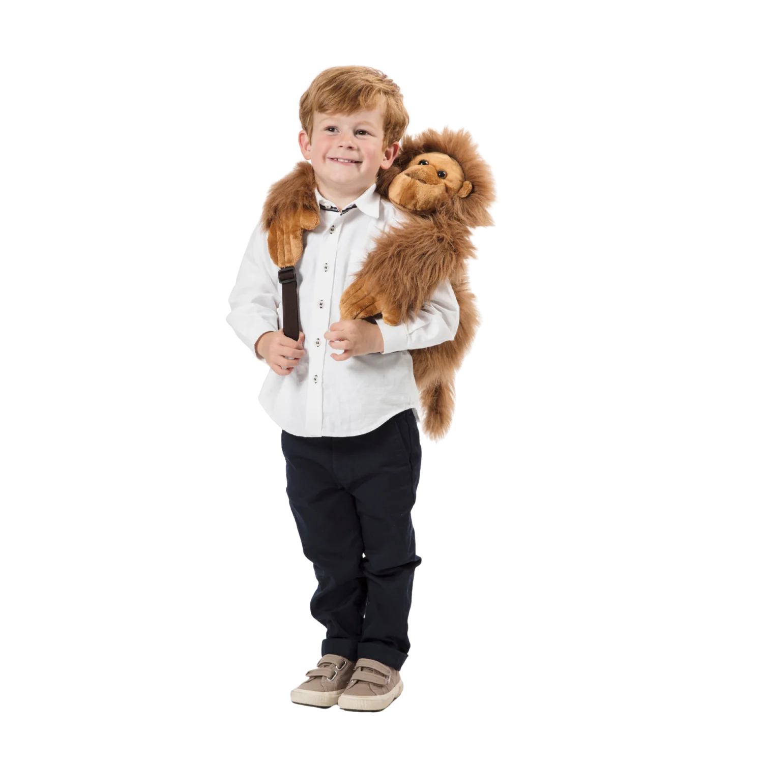 Rucsac copii Wild & Soft Maimuta – rucsac pluș premium cu bretele reglabile [8]