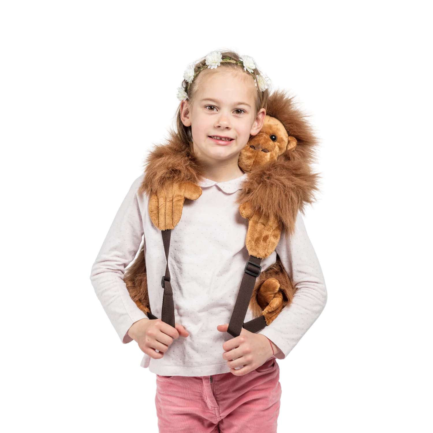 Rucsac copii Wild & Soft Maimuta – rucsac pluș premium cu bretele reglabile [9]