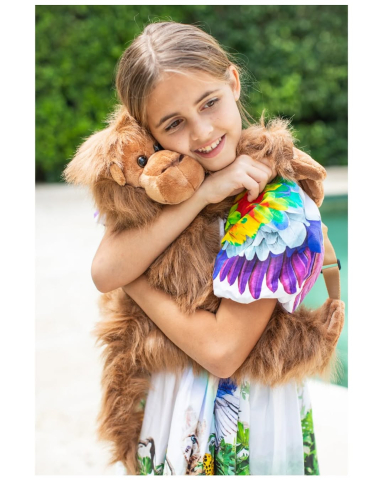 Rucsac copii Wild & Soft Maimuta – rucsac pluș premium cu bretele reglabile [1]