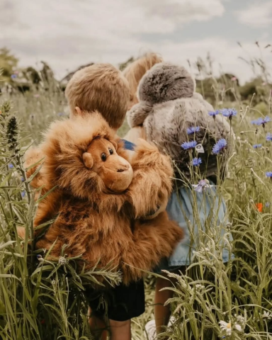 Rucsac copii Wild & Soft Maimuta – rucsac pluș premium cu bretele reglabile [7]