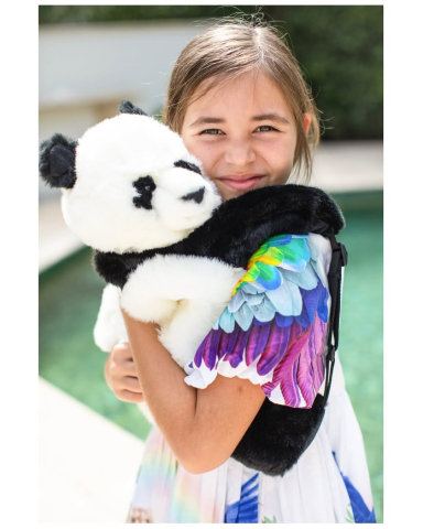 Rucsac copii Wild & Soft Panda – rucsac pluș premium cu bretele reglabile [1]