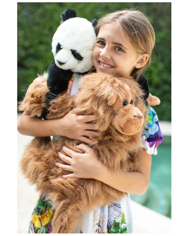 Rucsac copii Wild & Soft Panda – rucsac pluș premium cu bretele reglabile [2]