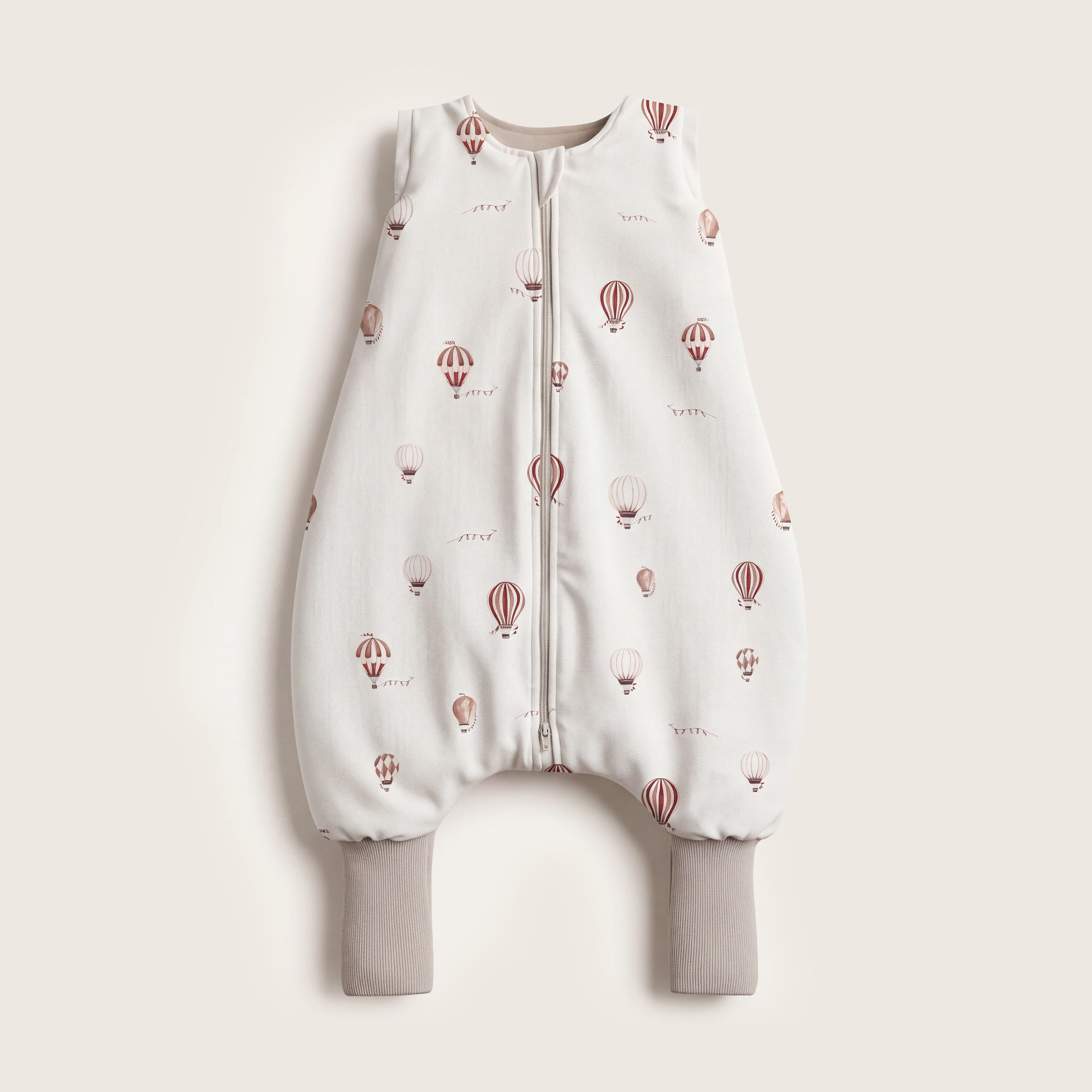 Sac de Dormit cu Picioare BabySteps® „Balony" – Bumbac Premium, 1 TOG, Picioare Pliabile, Baloane cu Aer Cald | Mărimea S 86/92/98, 12-36 Luni [4]