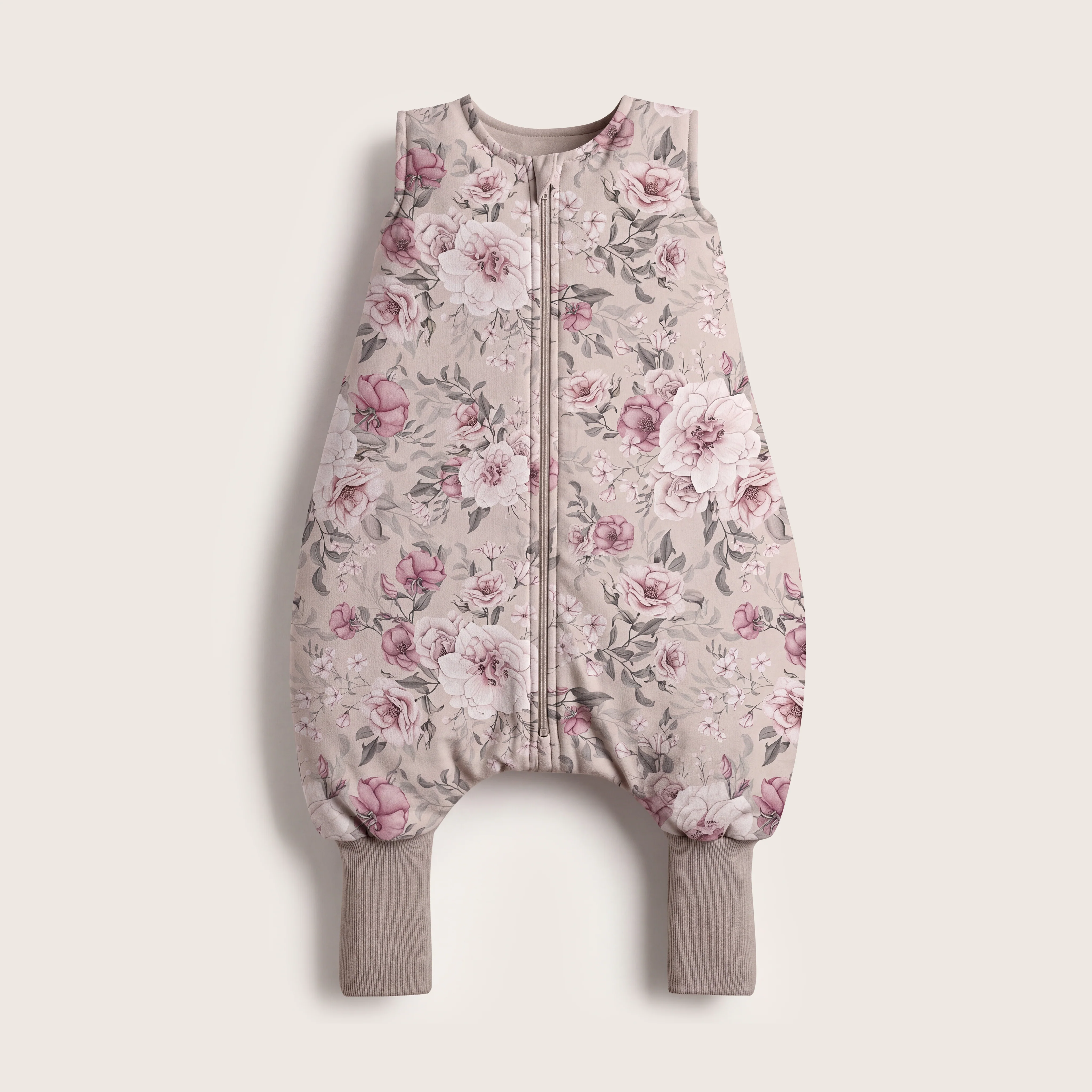 Sac de Dormit cu Picioare BabySteps® „Bloom Baby" – Bumbac Premium, 1 TOG, Picioare Pliabile | Mărimea S 86/92/98, 12-36 Luni [4]